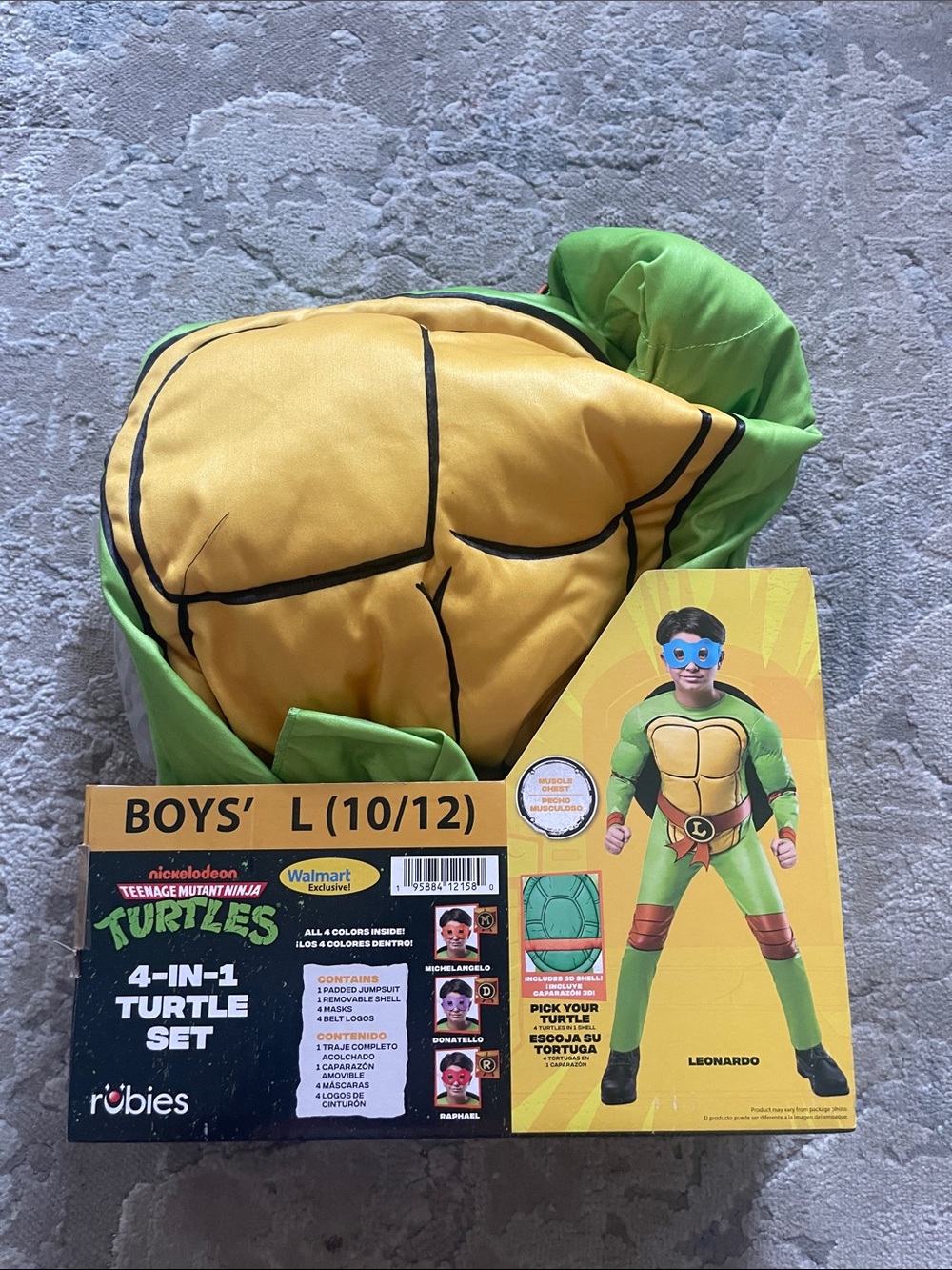 Nickelodeon Teenage Mutant Ninja Turtles Leonardo Boys' Costume - Green & Yellow